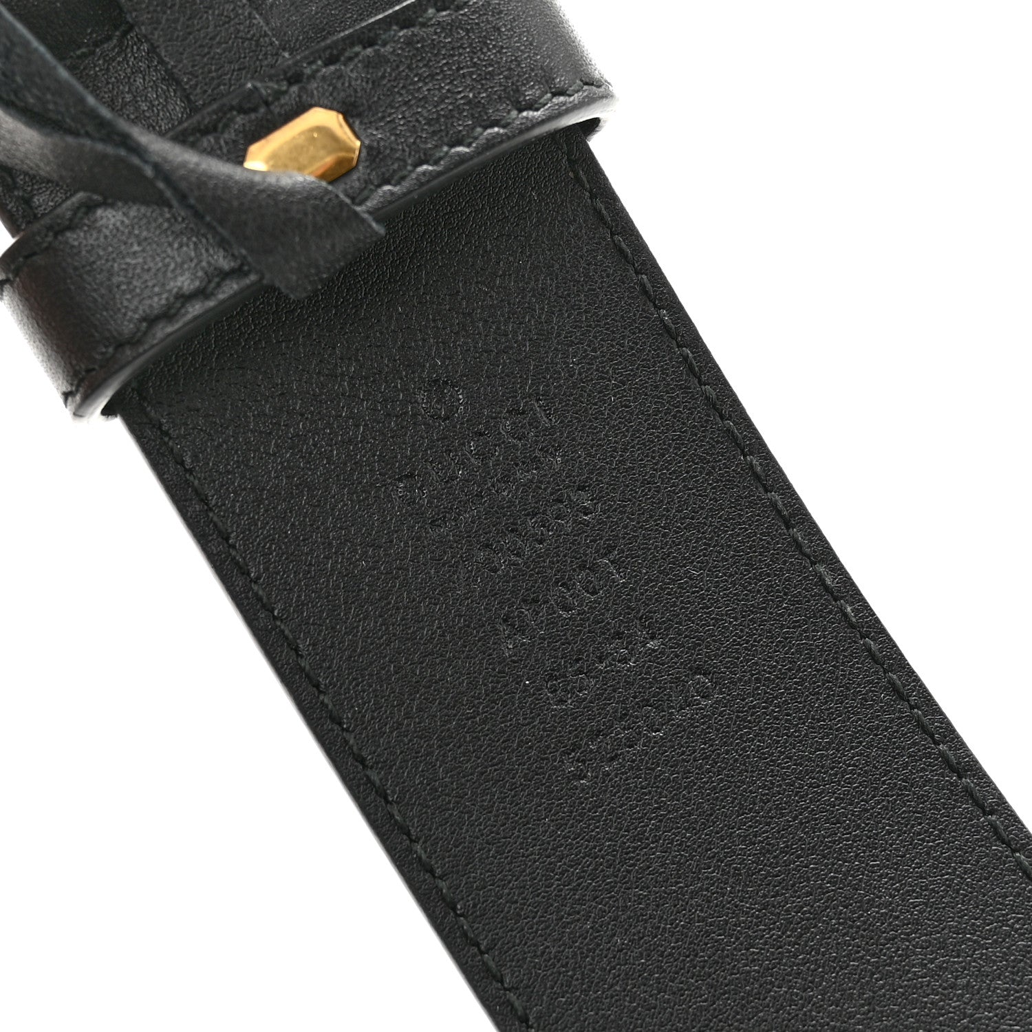 Calfskin Double G 30mm Belt 80 32 85 34 Black