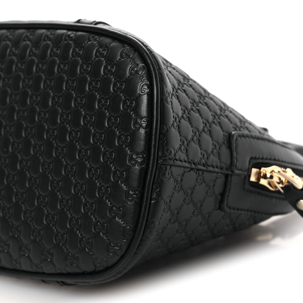 Microguccissima Mini Dome Bag Black Black