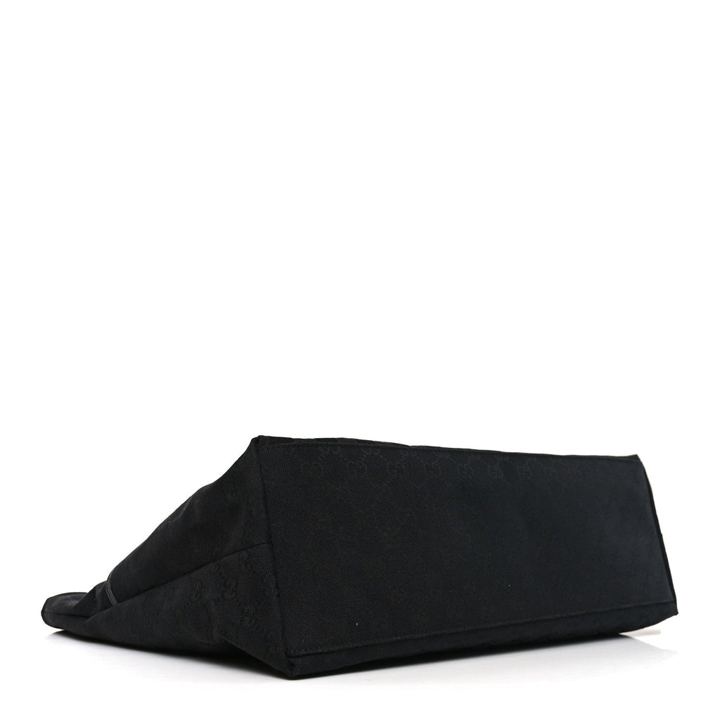 Monogram Web Large Diaper Tote Black