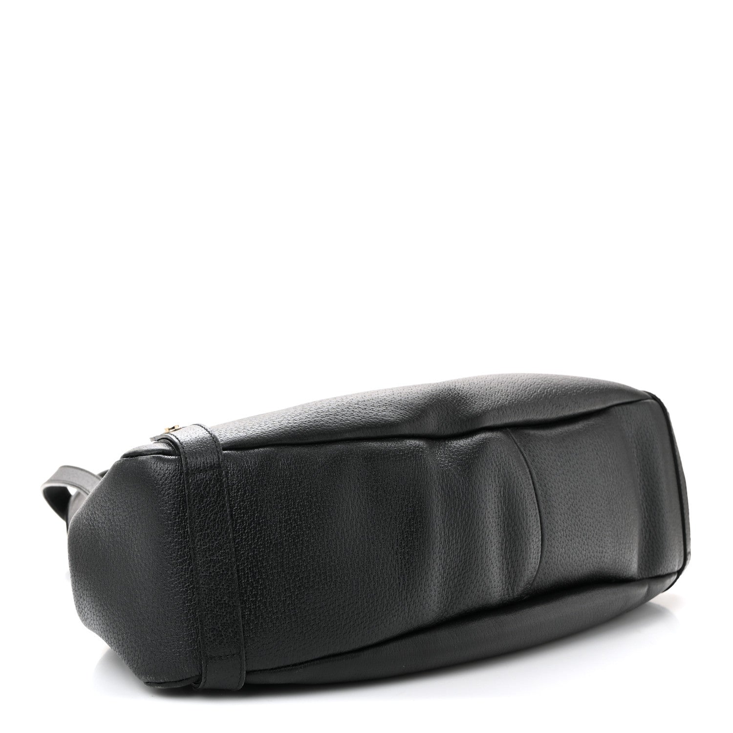 Calfskin Medium Abbey Shoulder Bag Black