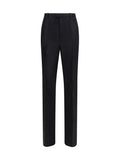Gucci Silk Faille Trousers — Black