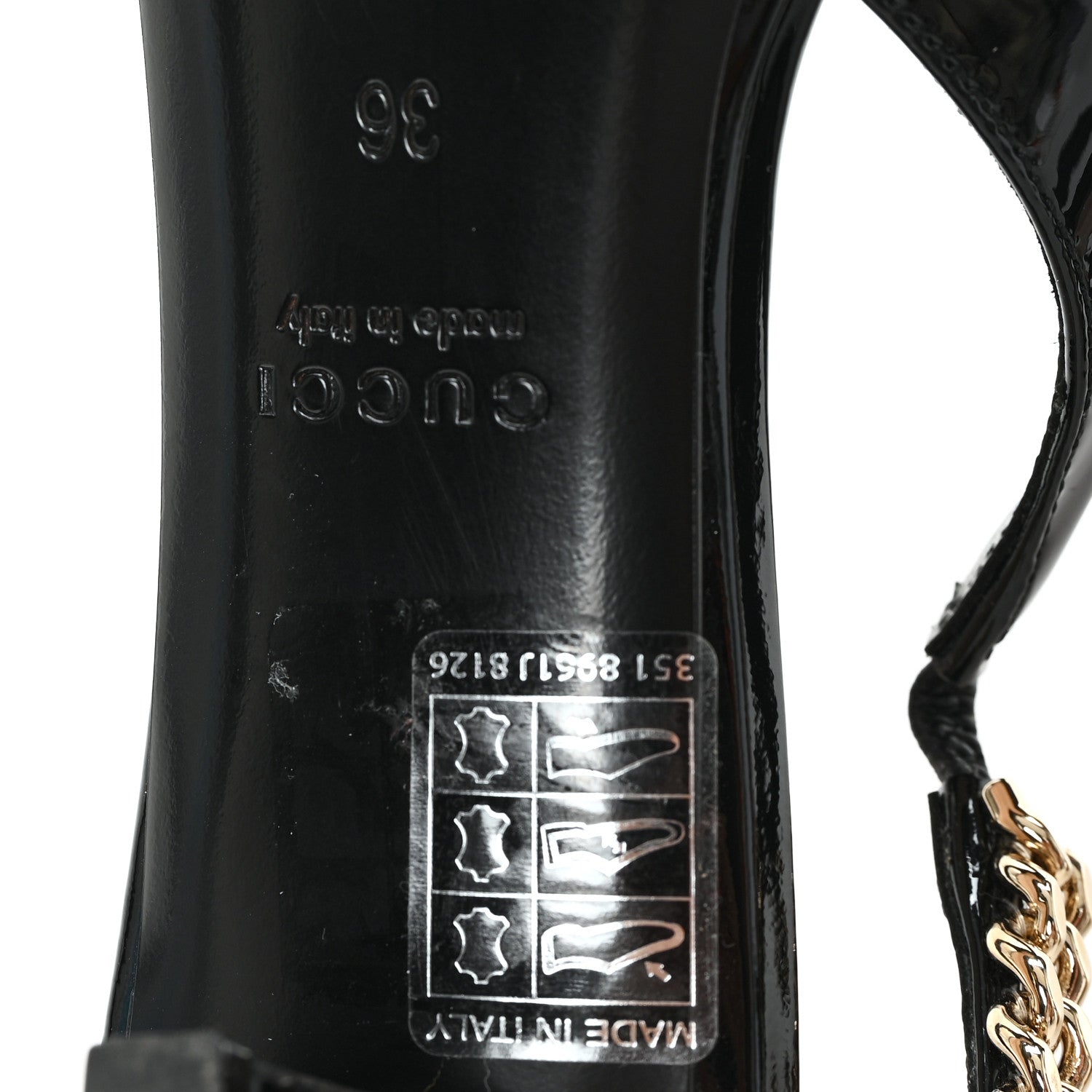 Patent Signoria 35mm Slingback Pumps 36 Black