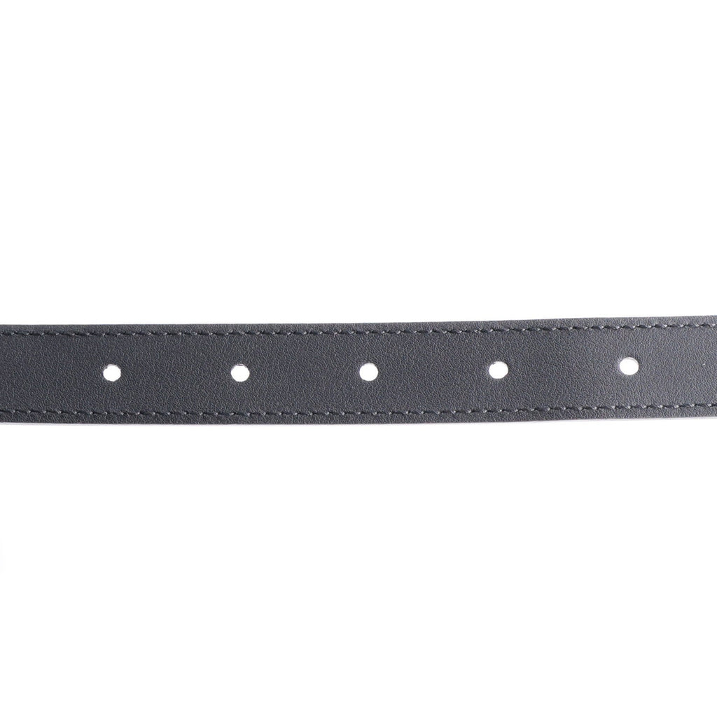 Plutone Calfskin Palladium Double G 20mm Belt 85 34 Black