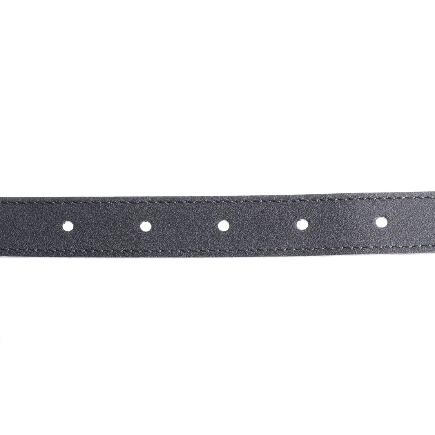 Plutone Calfskin Palladium Double G 20mm Belt 85 34 Black