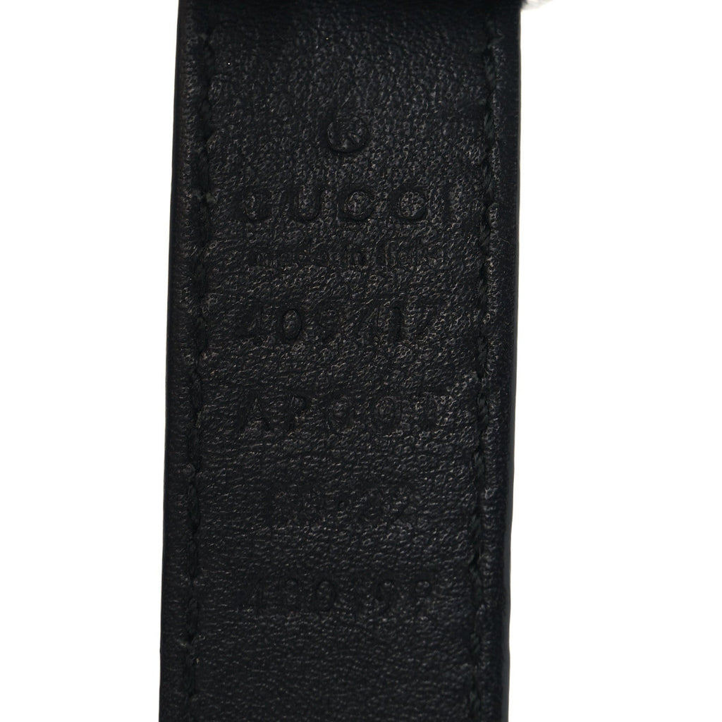 Calfskin Double G 20mm Belt 80 32 Black
