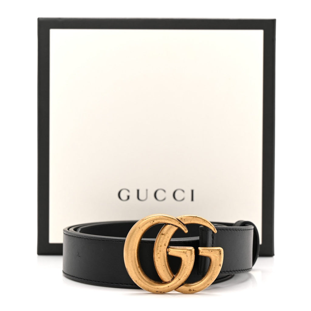 Calfskin Double G 30mm Belt 85 34 Black