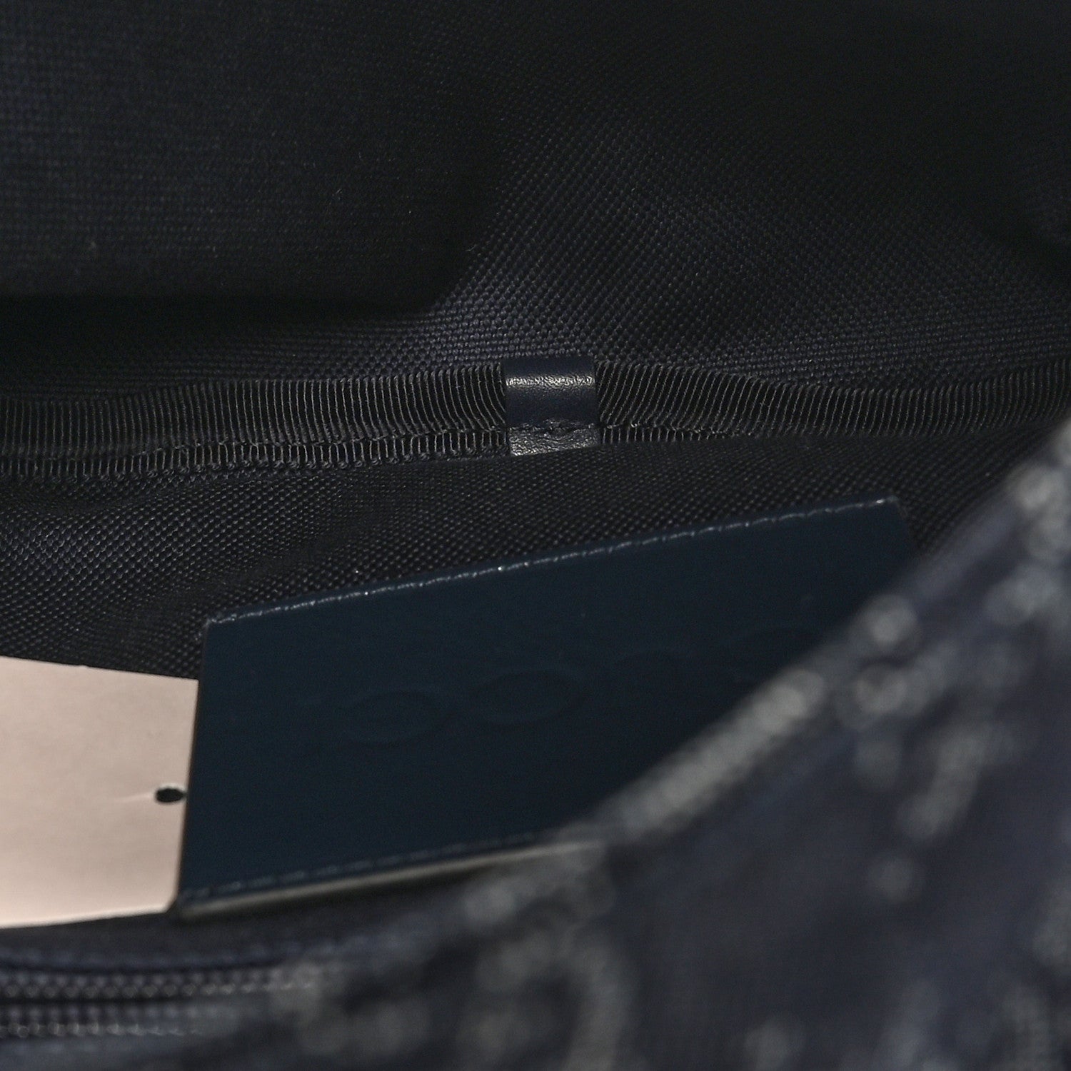 Canvas Monogram Camouflage Belt Bag Black