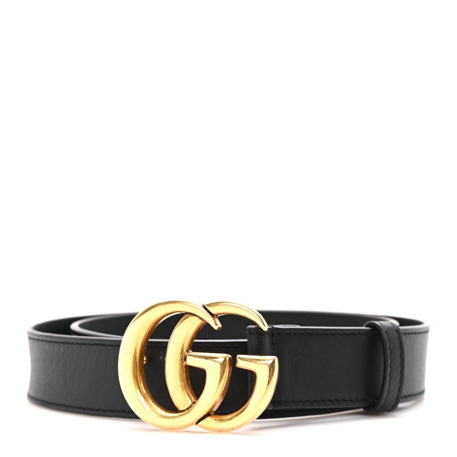 Calfskin Double G 30mm Belt 80 32 Black