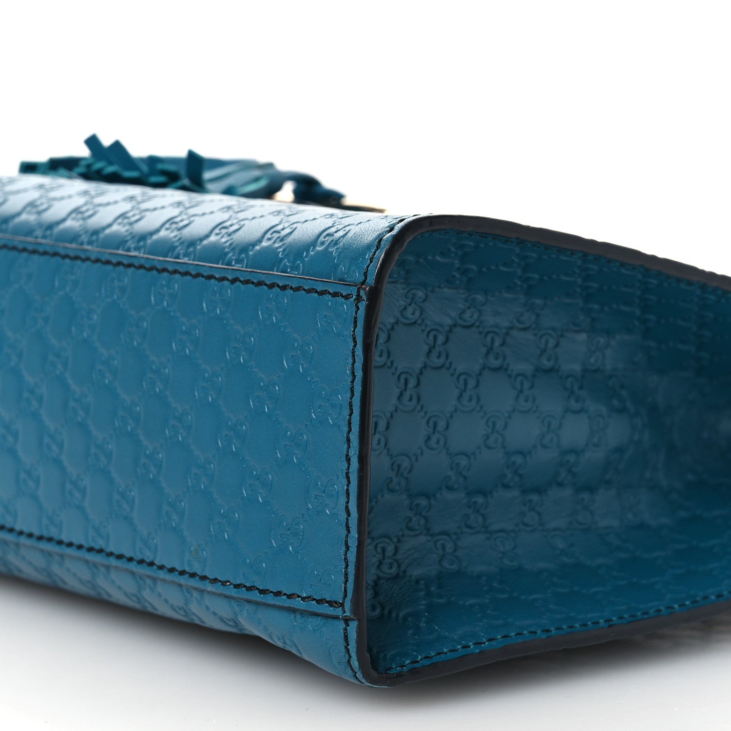 Soft Microguccissima Medium Emily Chain Shoulder Bag Deep Cobalt