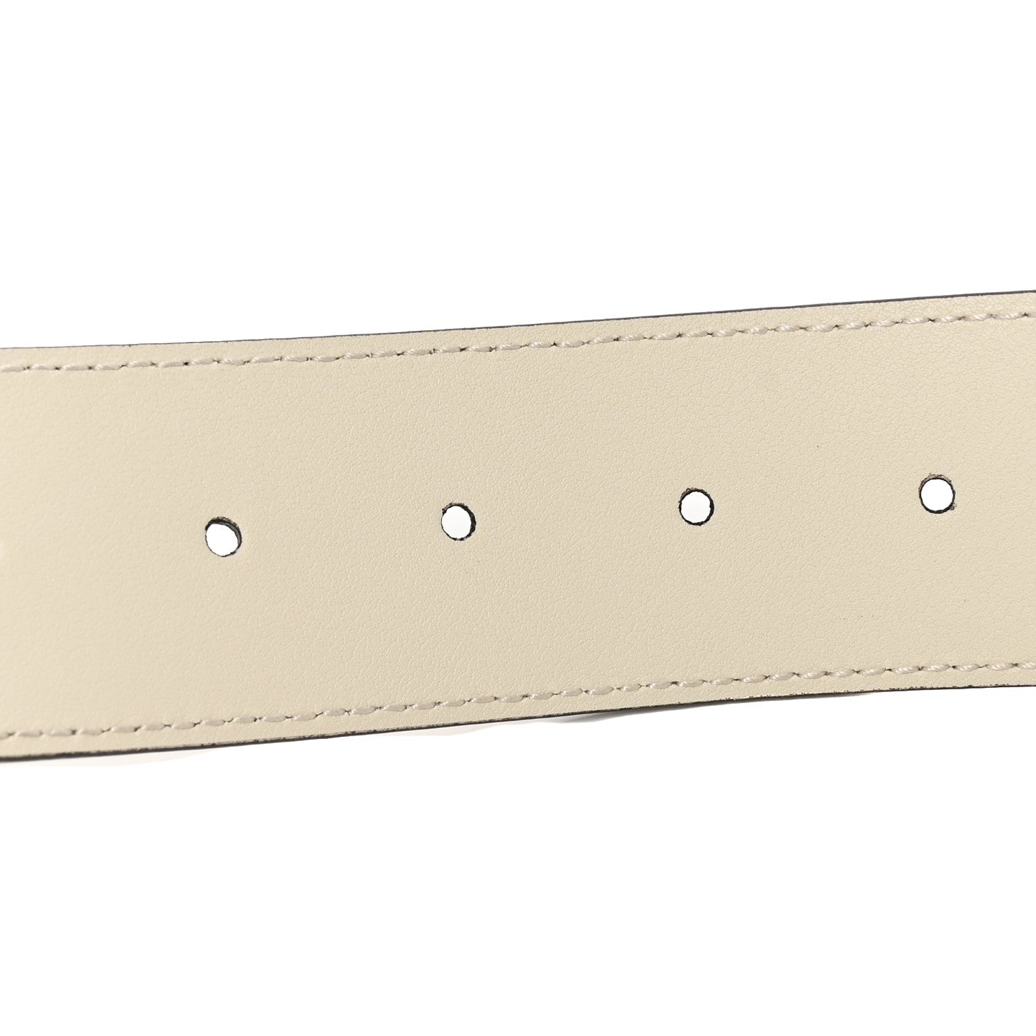 Calfskin Double G 40mm Belt 80 32 Mystic White
