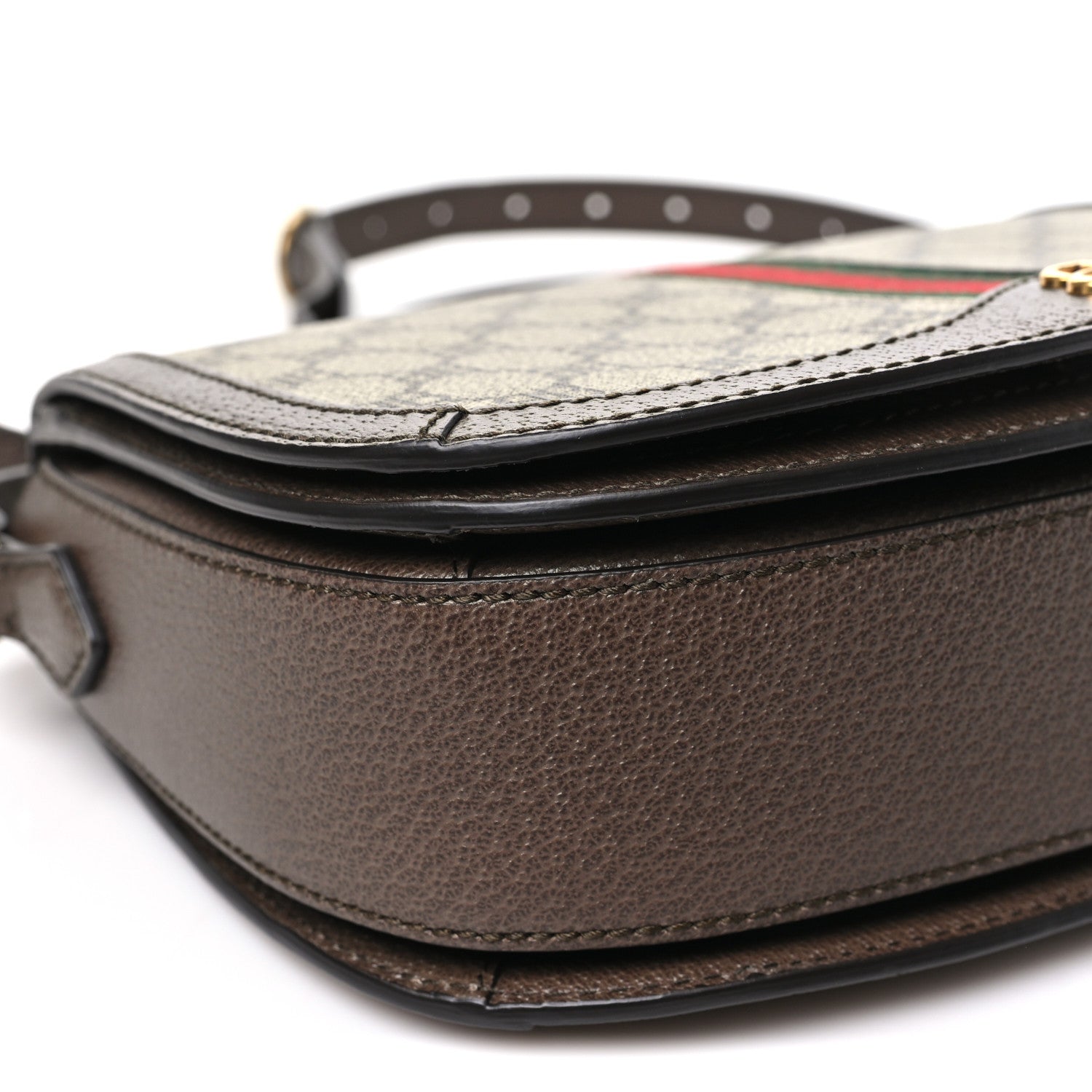 X  BB Supreme Monogram Web Small Ophidia Shoulder Bag Beige New Acero