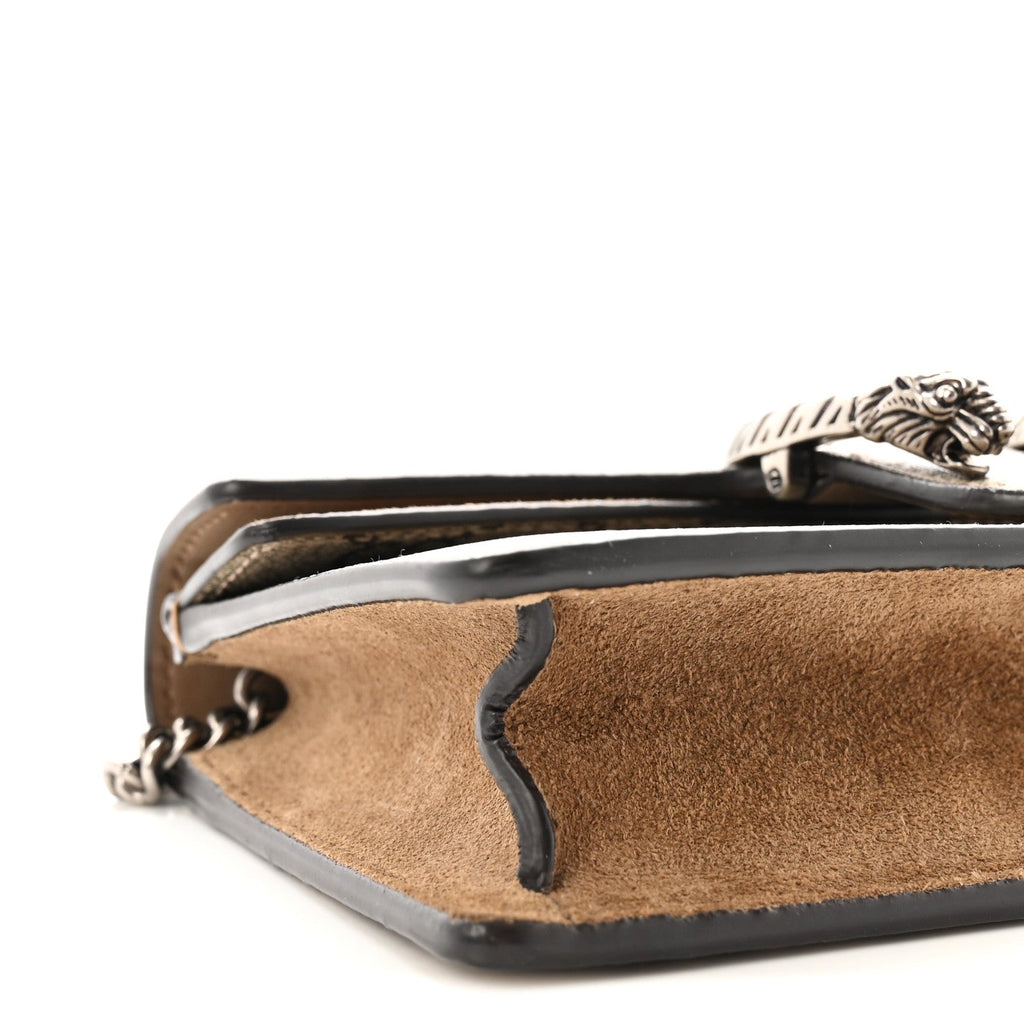 GG Supreme Monogram Super Mini Dionysus Shoulder Bag Taupe