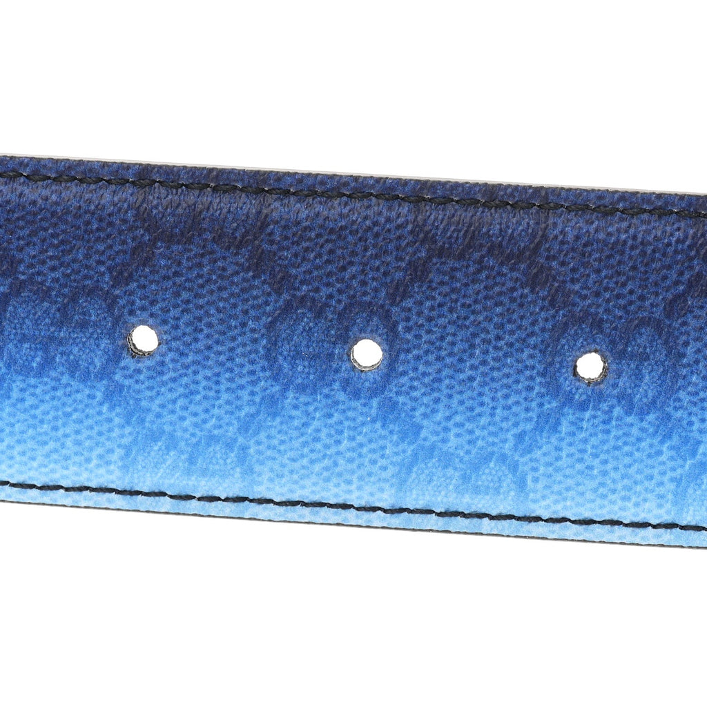 Interlocking Gradient GG Chroma 40mm Belt 85 34 Blue Agata
