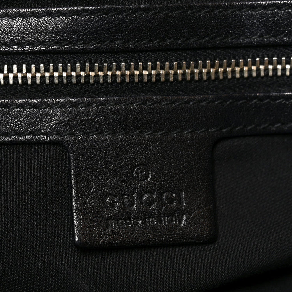 Guccissima Medium Pelham Shoulder Bag Black