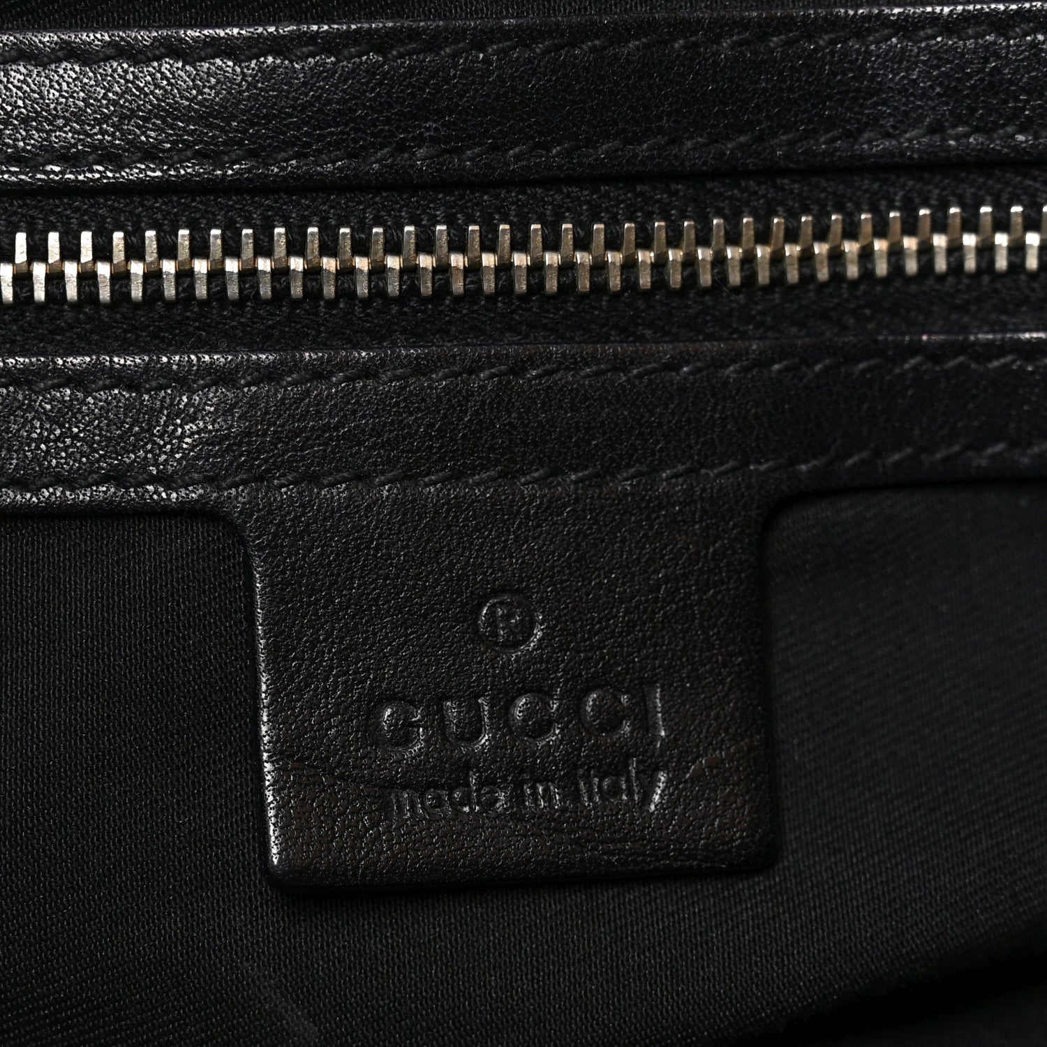 Guccissima Medium Pelham Shoulder Bag Black
