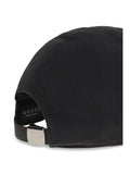 Gucci 8757364HBKG Logo-Embroidered Cotton Baseball Cap — Black