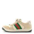 Nylon Nubuck Web Womens Screener Sneakers 37 Mystic White Dusty Milk