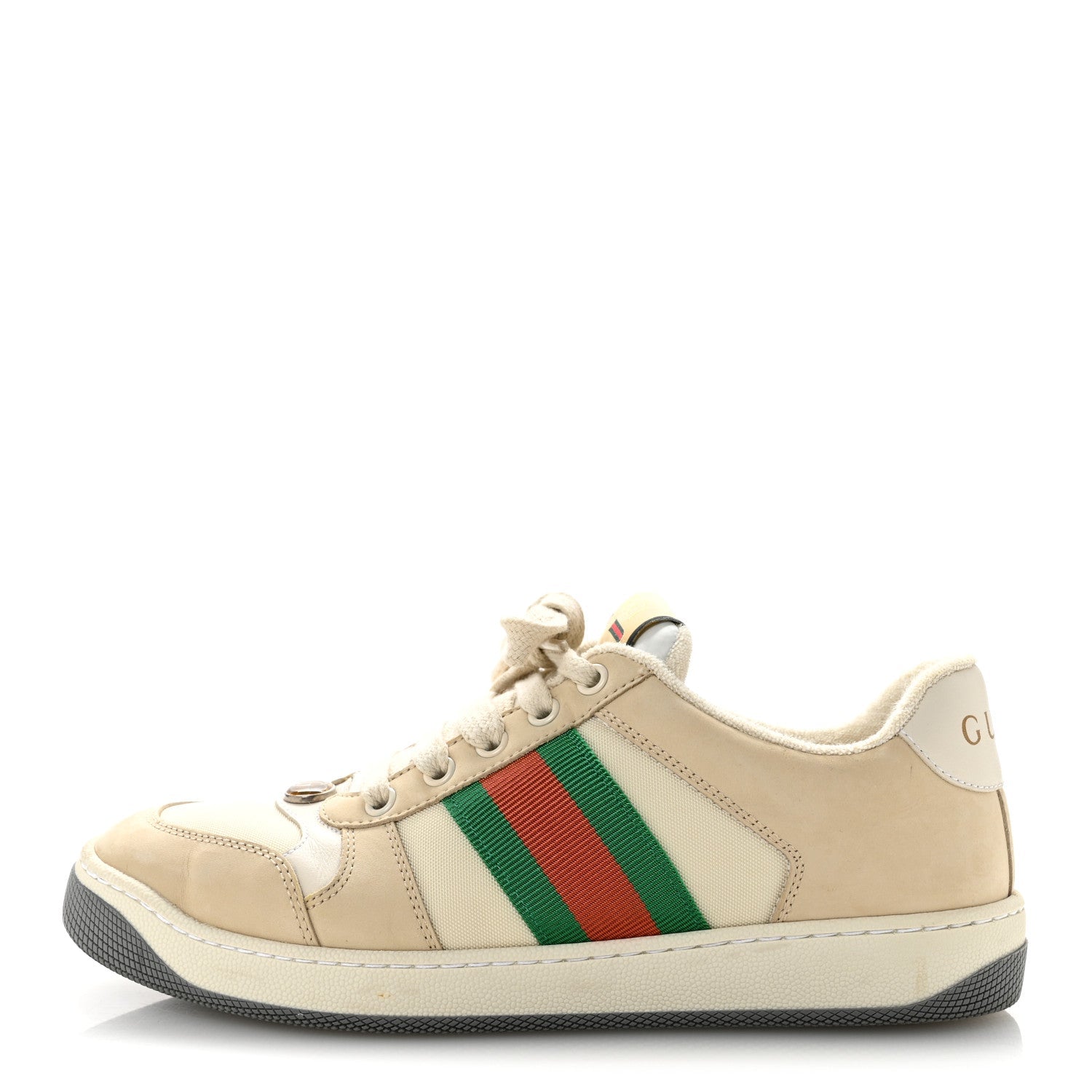 Nylon Nubuck Web Womens Screener Sneakers 37 Mystic White Dusty Milk