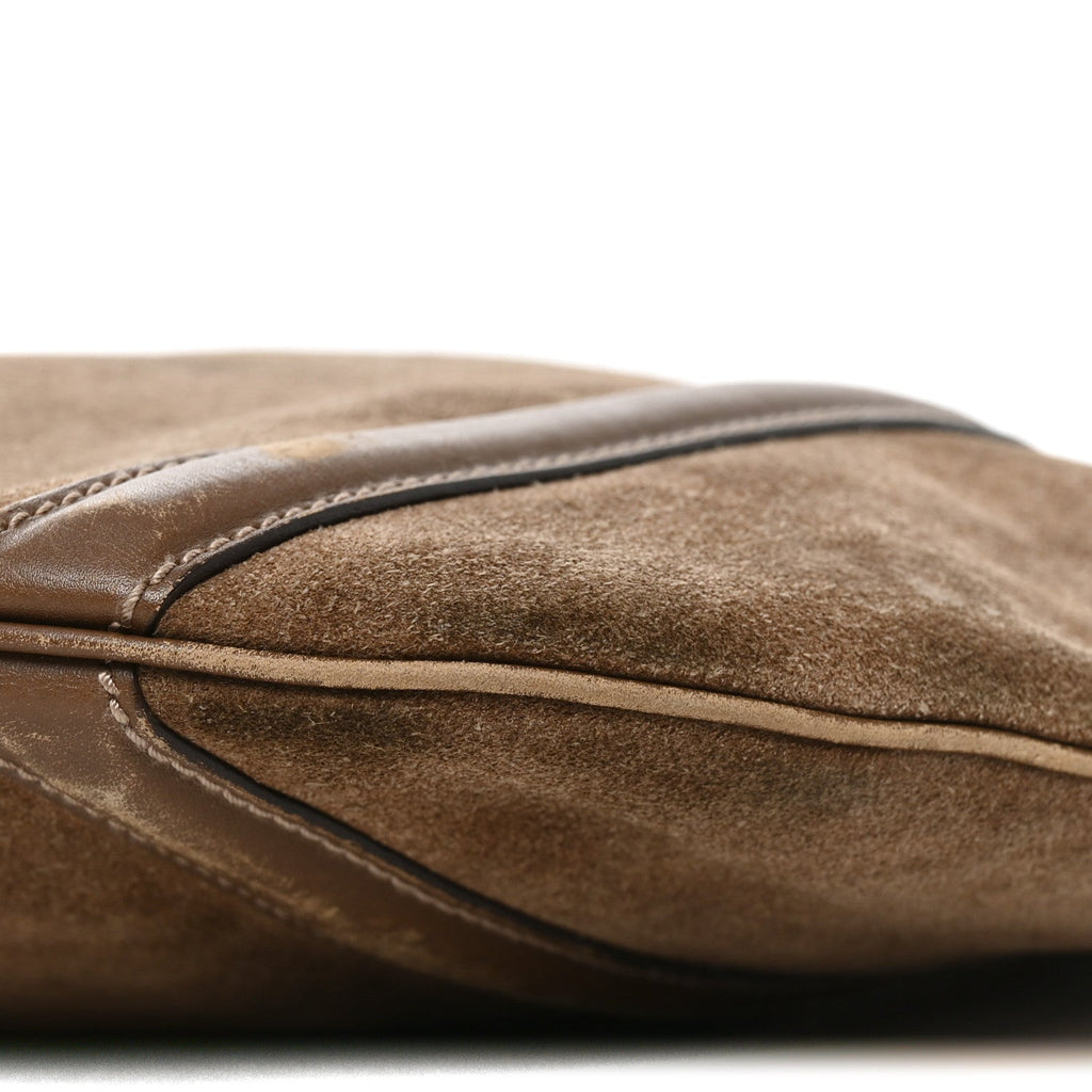 Suede Medium Britt Tote Brown