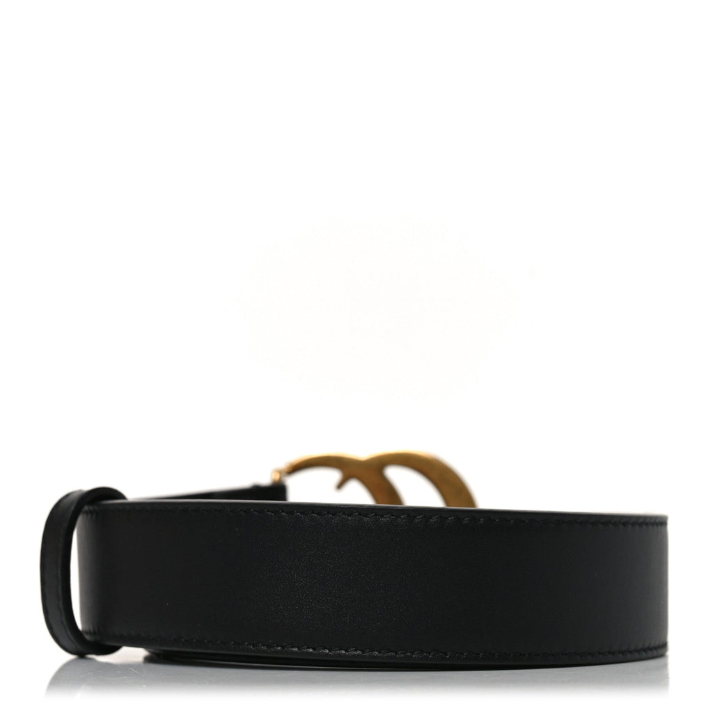 Calfskin Double G 30mm Belt 90 36 Black