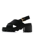 Monogram Granada Kid Trip 40/72mm Lug Sole Sandals 38 Black