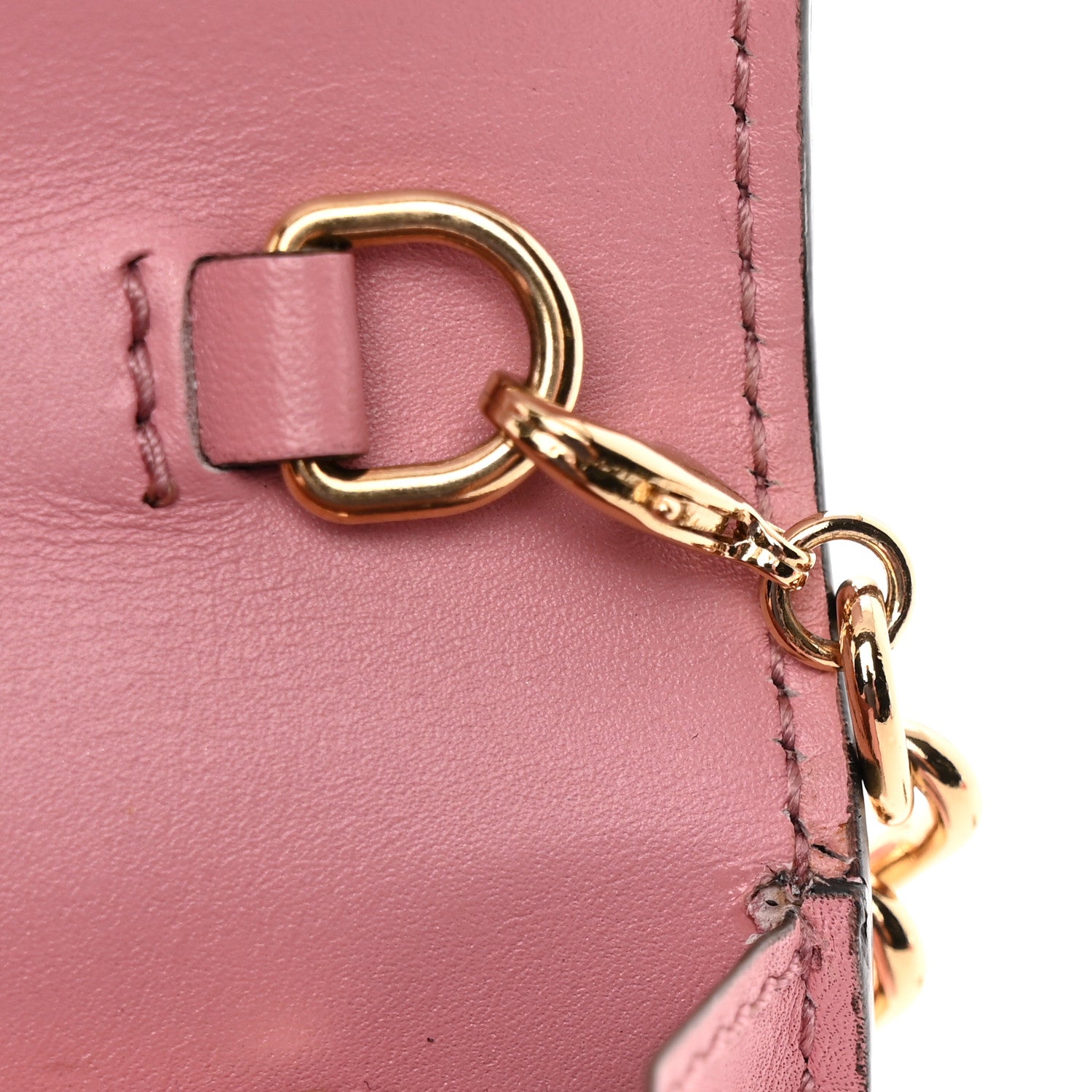 Guccissima Icon Chain Wallet Carmine Rose