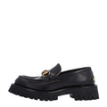 Cordovan Lux Womens Harald Horsebit 25mm Platform Loafers 36.5 Black