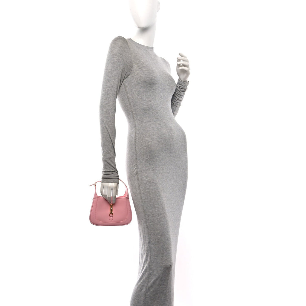 Boarded Dyana Lux Calfskin Mini Jackie 1961 Hobo Wild Rose