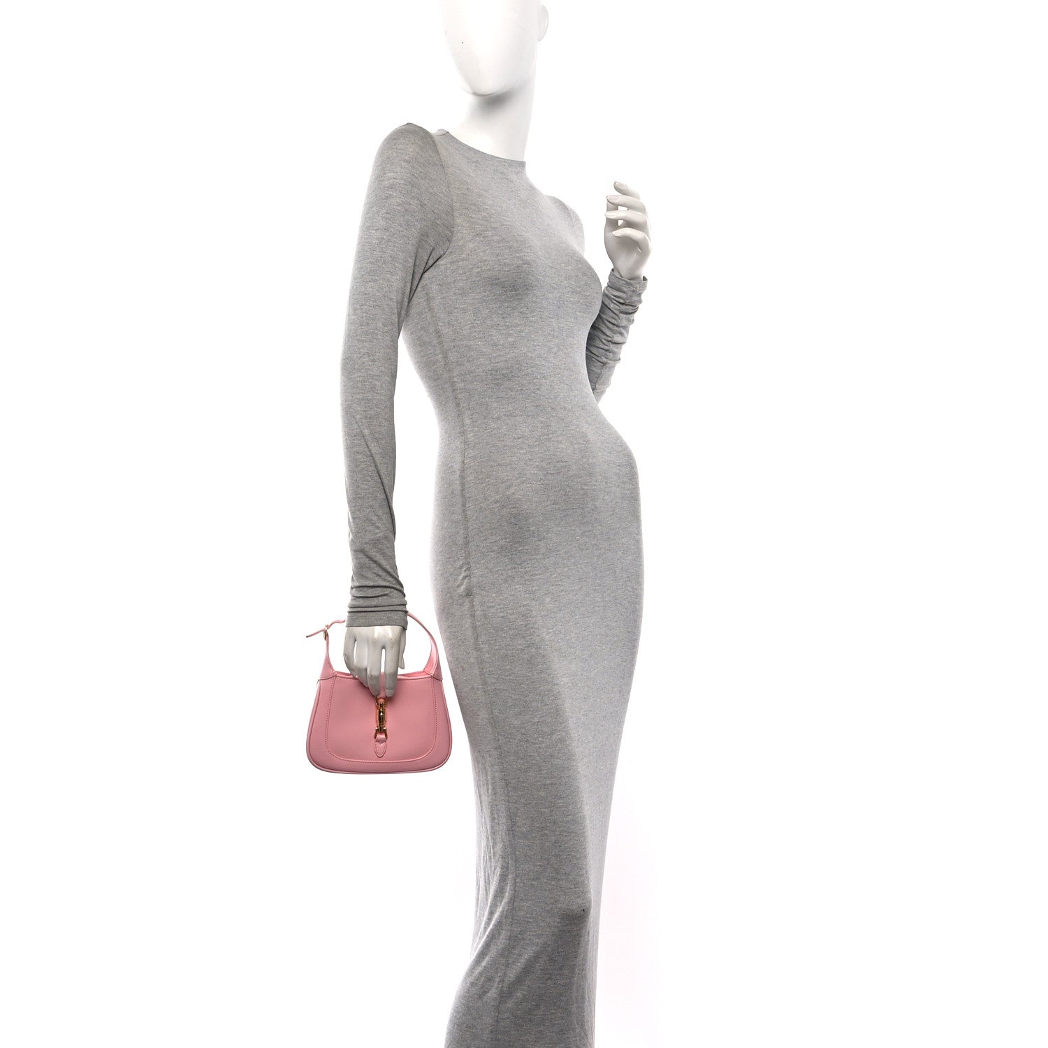 Boarded Dyana Lux Calfskin Mini Jackie 1961 Hobo Wild Rose