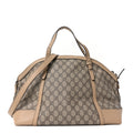 GG Supreme Monogram Medium Nice Top Handle Dome Bag Beige