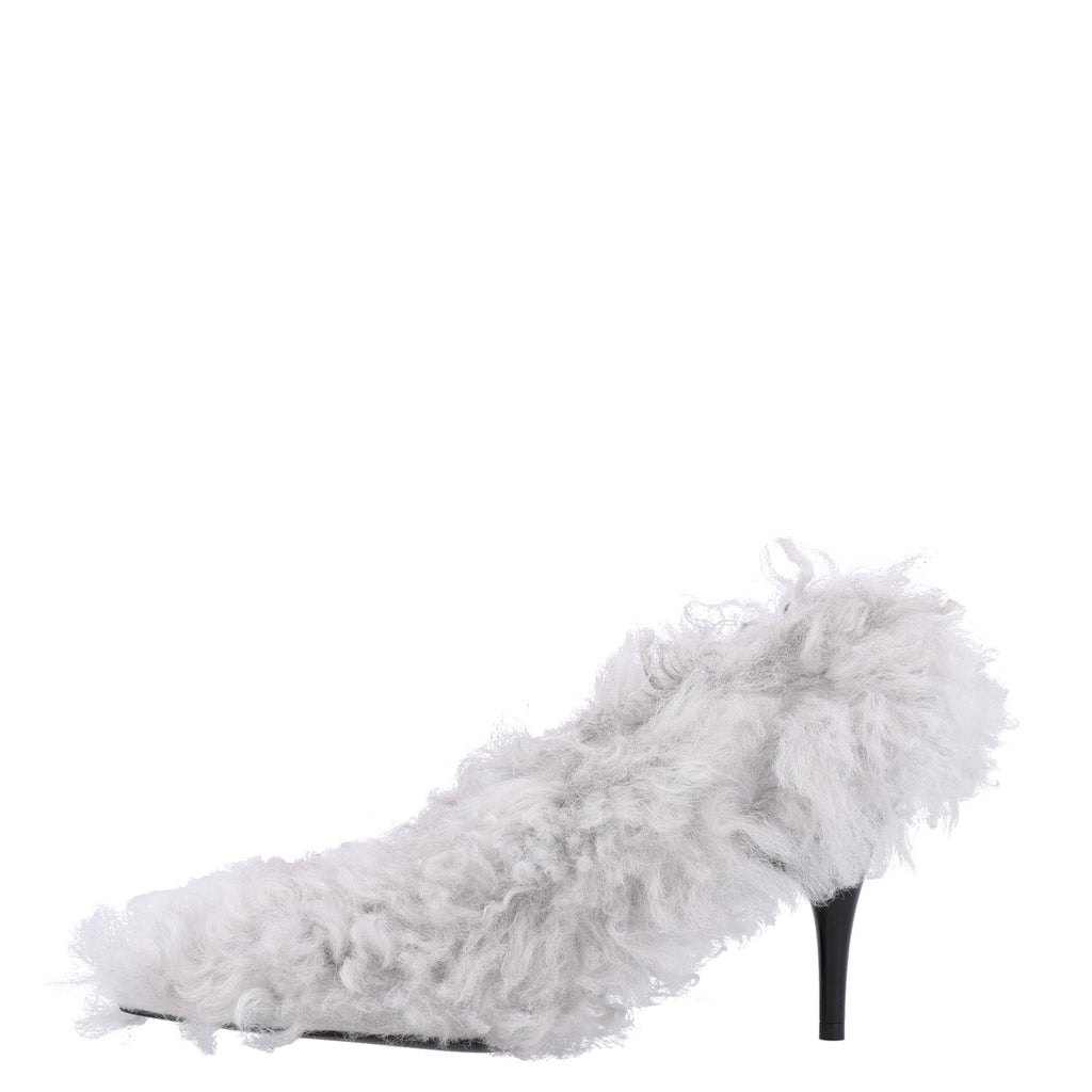 Shearling Musa Pumps 38 Alpy Gray