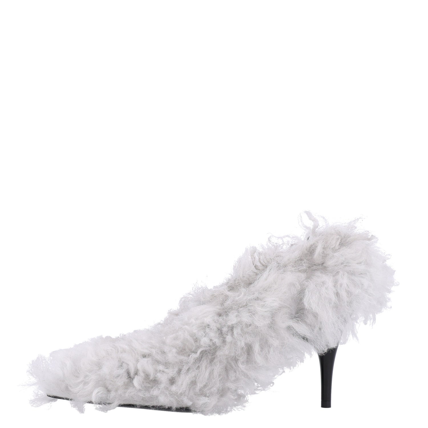 Shearling Musa Pumps 38 Alpy Gray