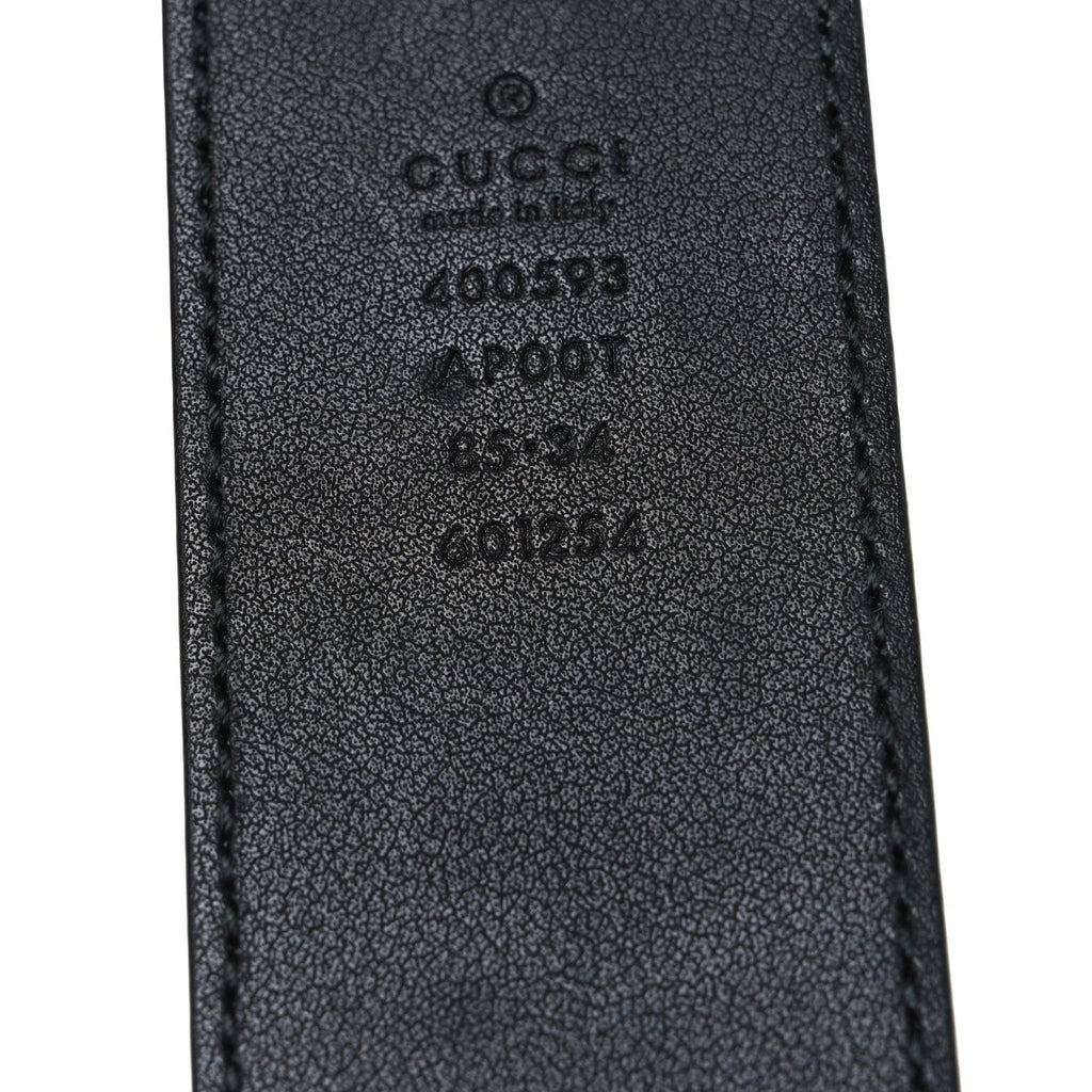 Calfskin Double G 40mm Belt 85 34 Black