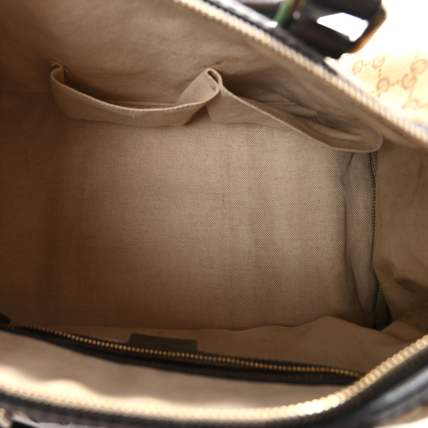 Monogram Selleria Calfskin Vintage Web Medium Boston Beige Ebony Cocoa