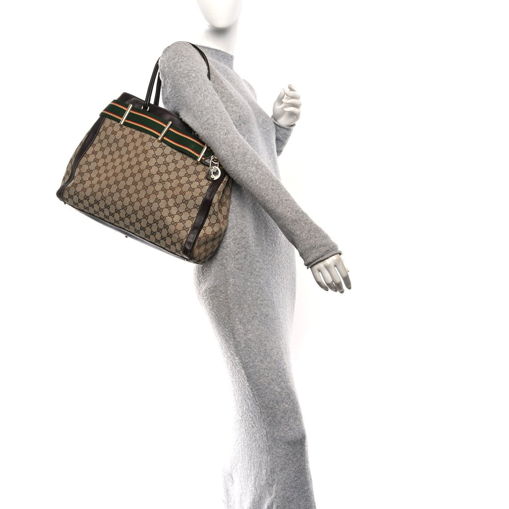 Monogram Lock Tote