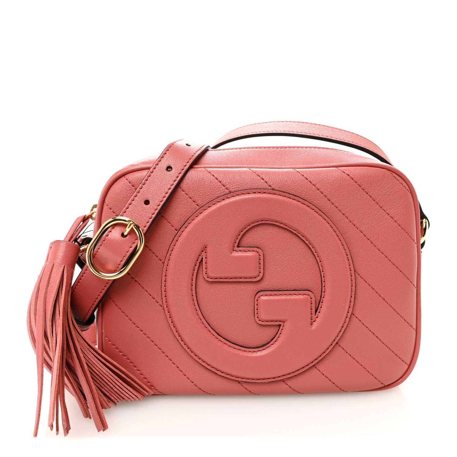 Sakai Be Green Calfskin Diagonal Stitched Small Blondie Shoulder Bag Gorgeus Grace