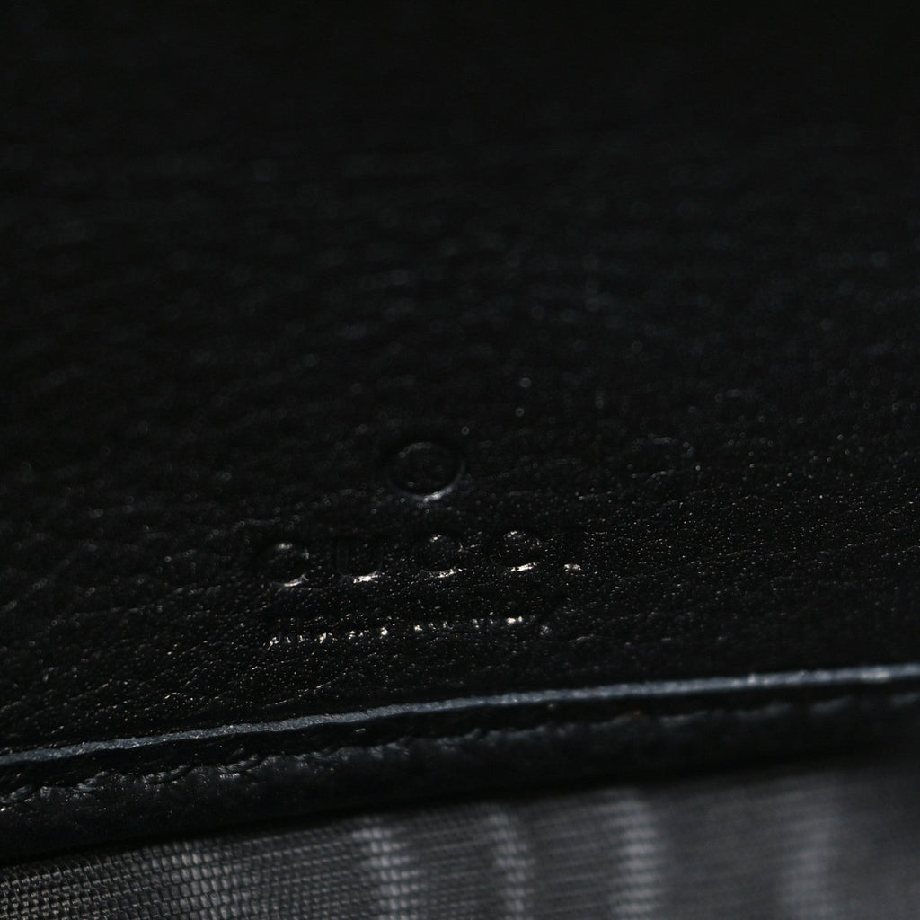 Roxy Calfskin Blondie Continental Chain Wallet Black