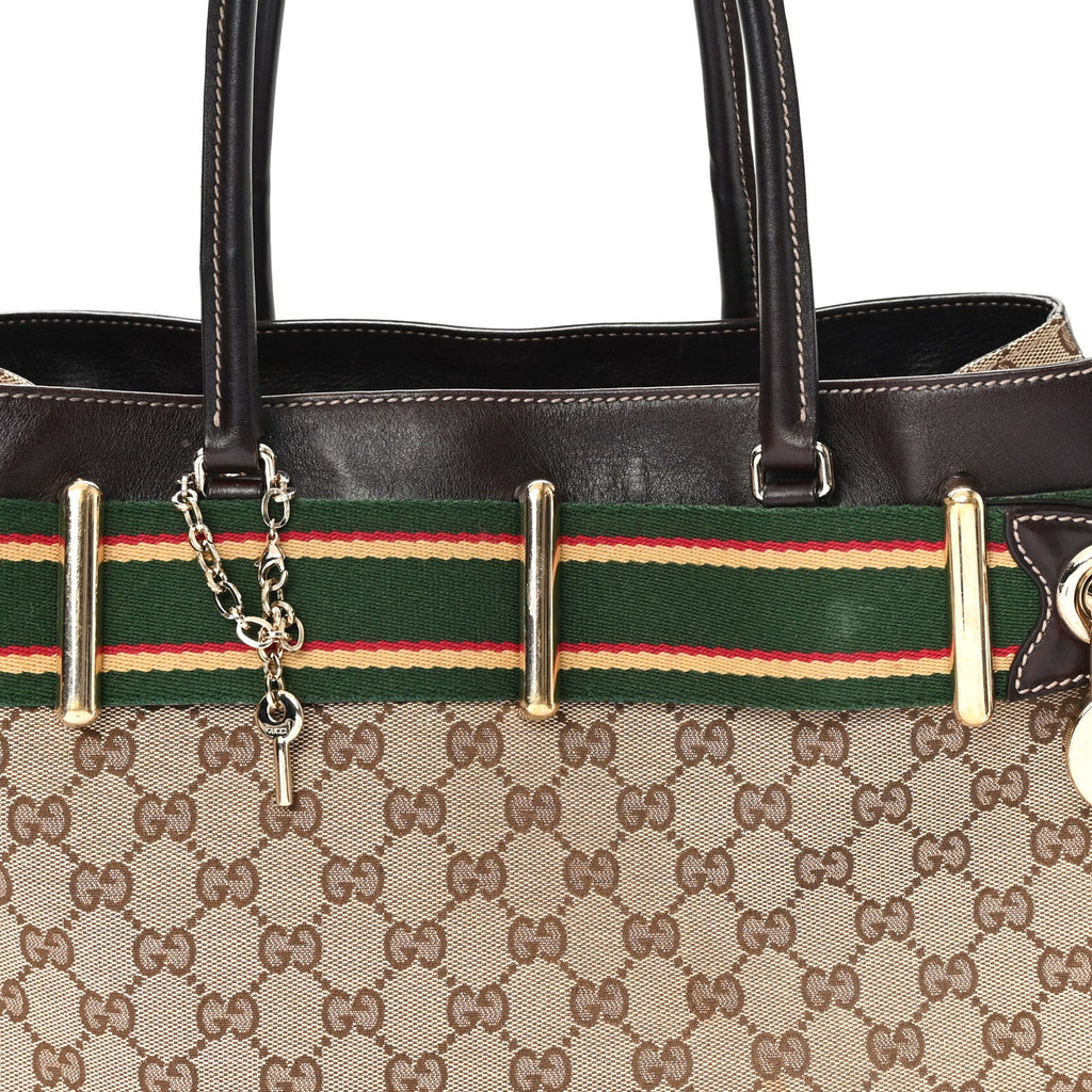 Monogram Lock Tote