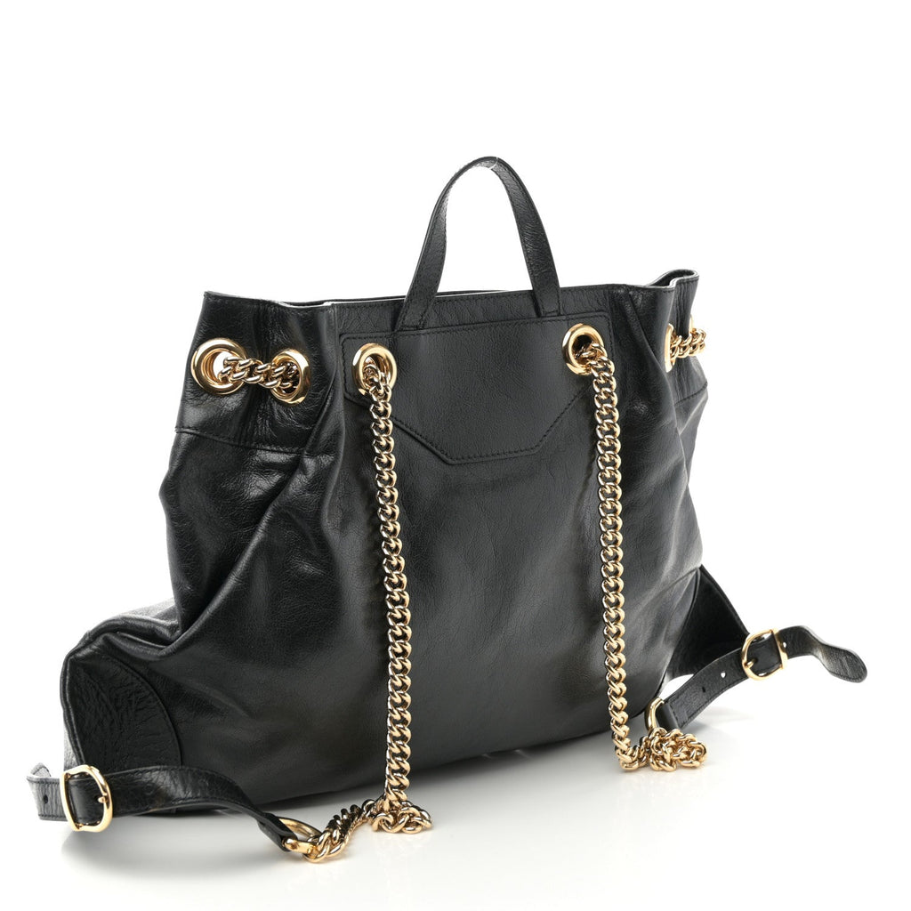 Calfskin Zumi Backpack Black