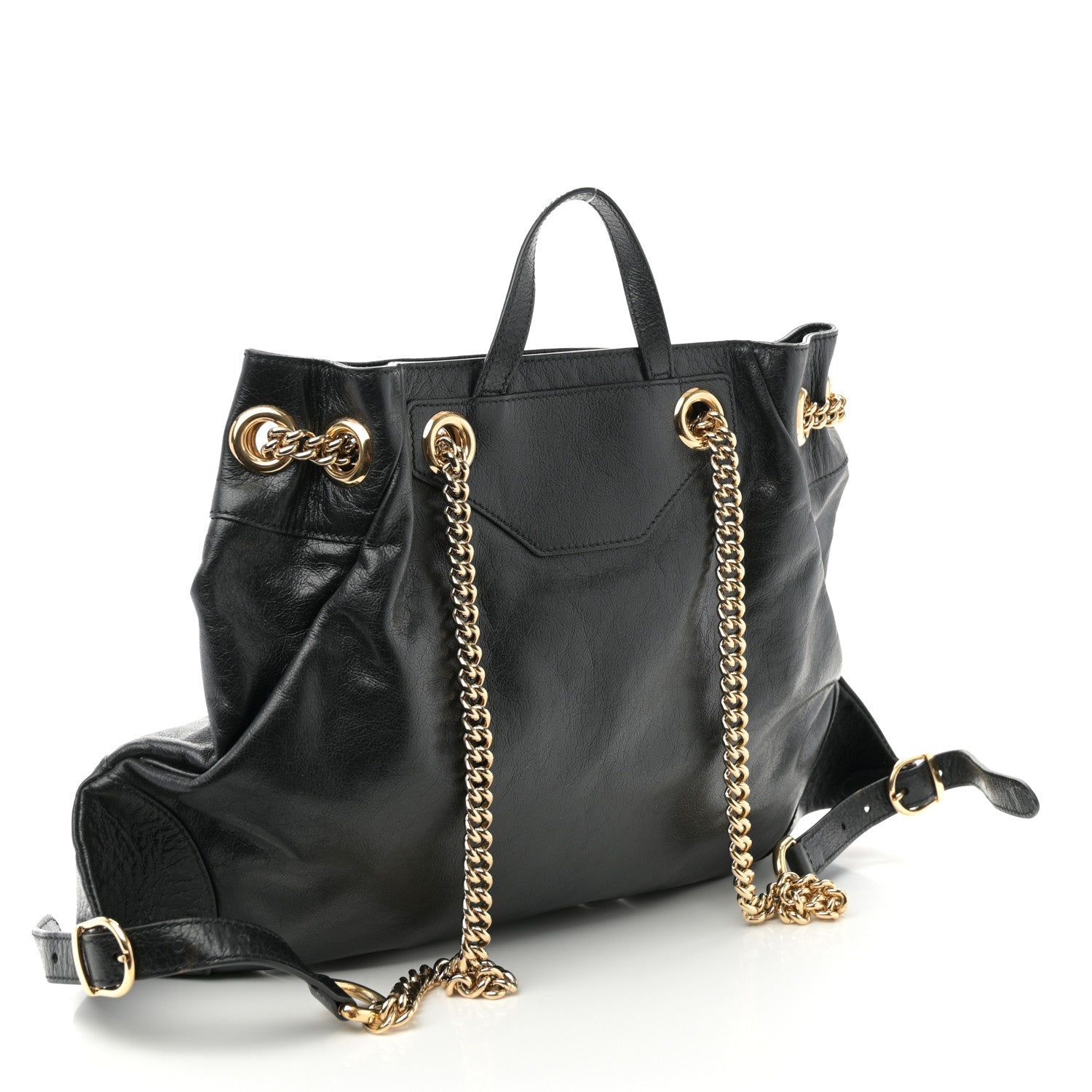 Calfskin Zumi Backpack Black