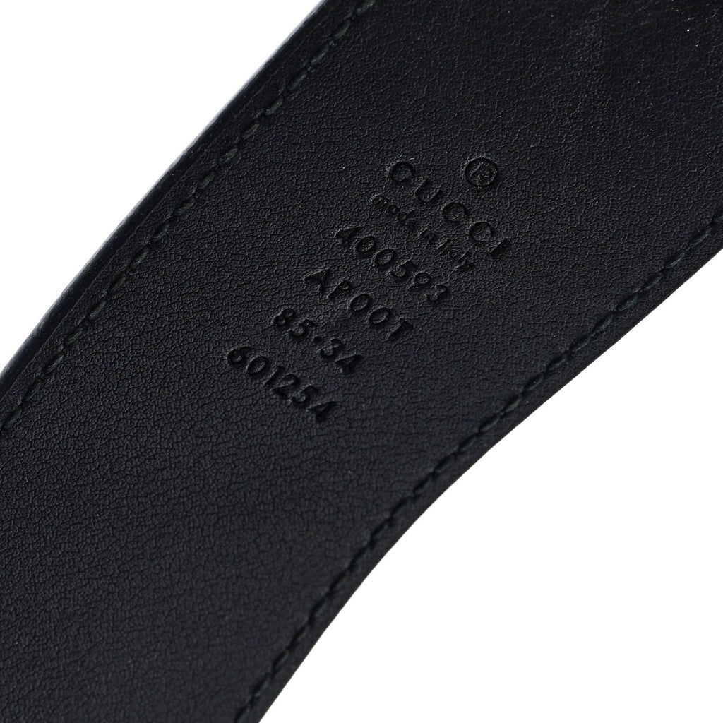 Calfskin Double G 40mm Belt 85 34 Black