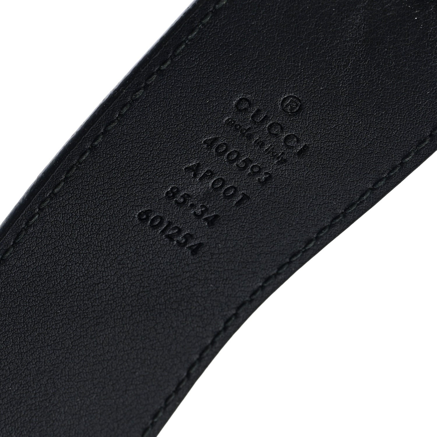 Calfskin Double G 40mm Belt 85 34 Black