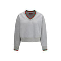 Gucci Web Sweatshirt — Gray
