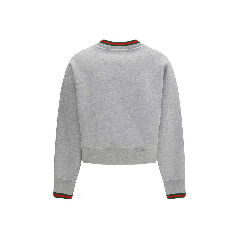 Gucci Web Sweatshirt — Gray