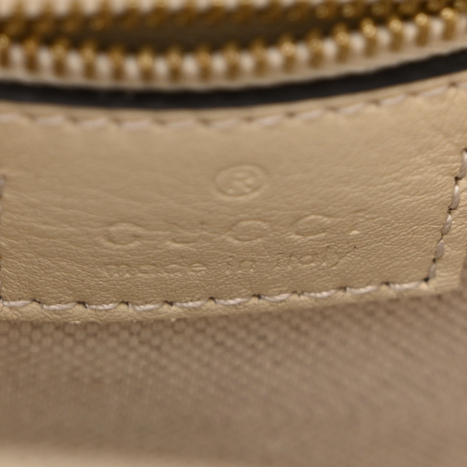 Arabella Calfskin Horsebit 73 Mini Bucket Bag White
