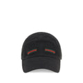 Gucci GU8757364HBKG1060BB Logo-Embroidered Cotton Baseball Cap — Black