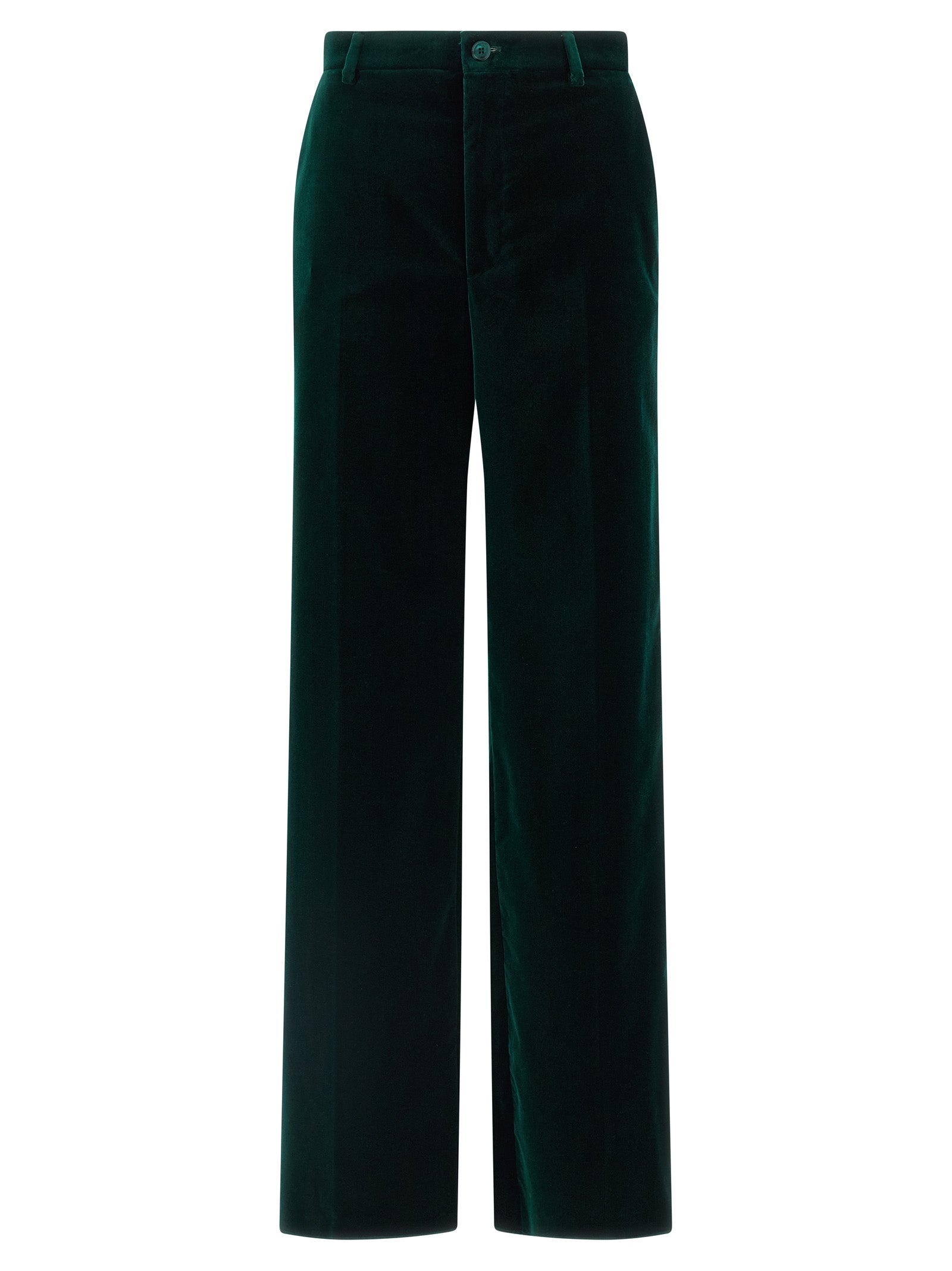 Gucci Velvet Trousers — Green