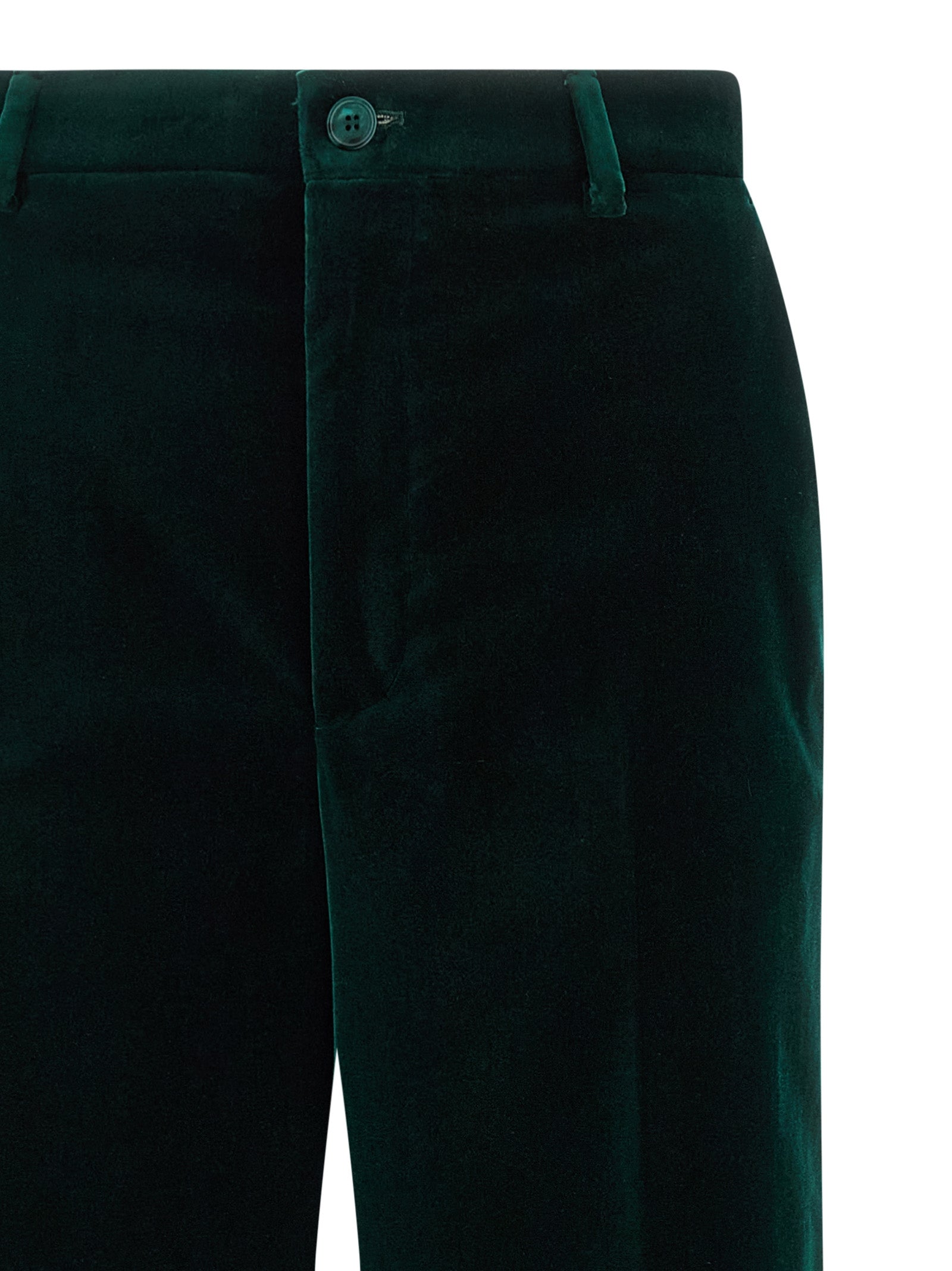 Gucci Velvet Trousers — Green