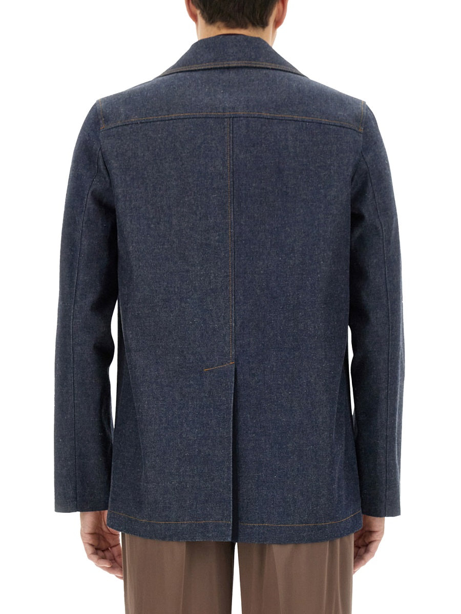 Gucci Denim Cotton Jacket — Blue