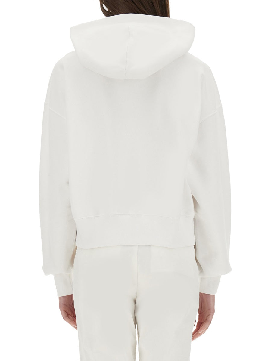 Gucci Embroidered Cotton Sweatshirt — White